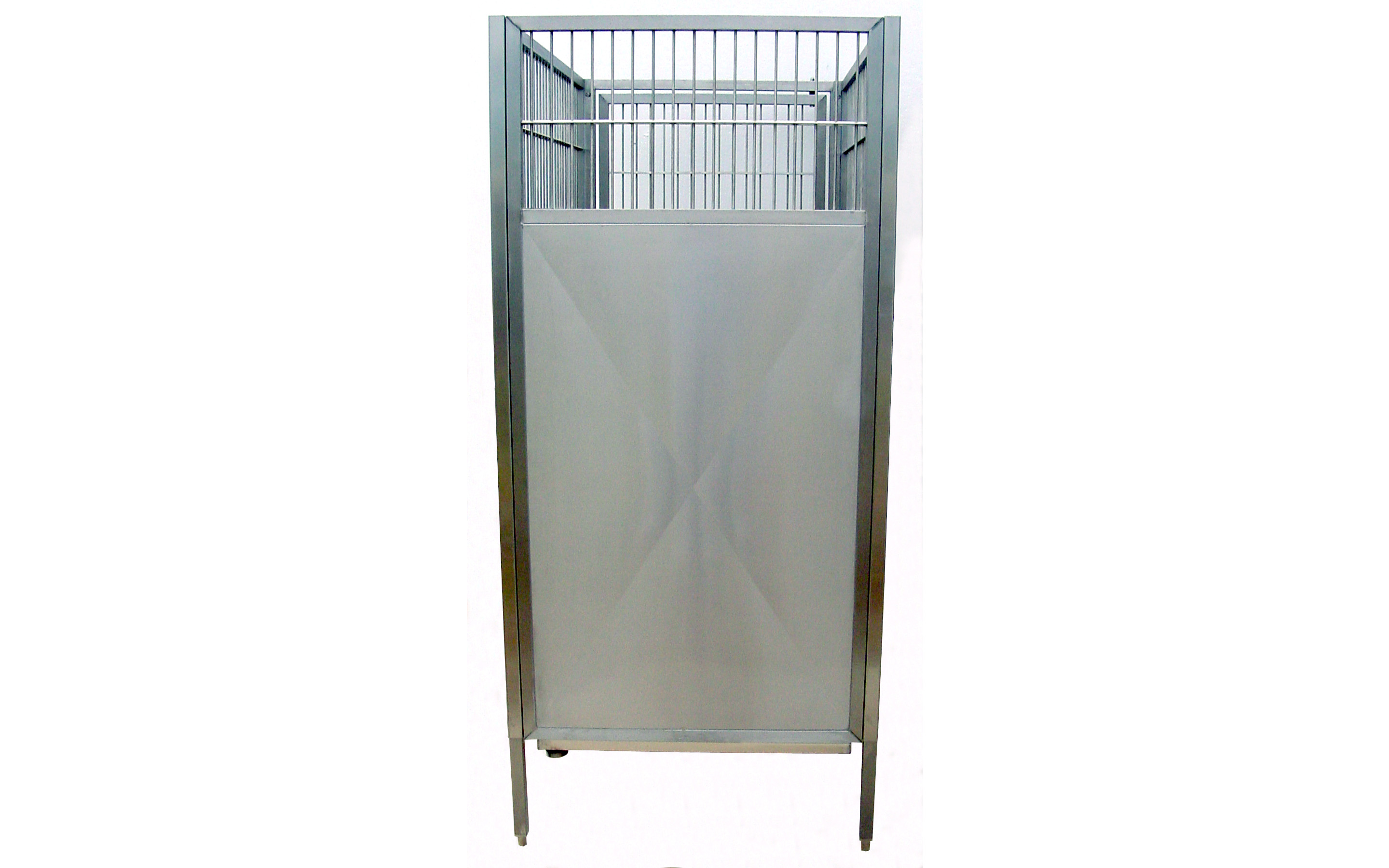 steel kennel raised kennel stainless steel back panel steel kennel raised kennel stainless steel back panel