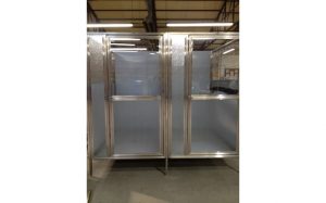 Raised Dog Kennel Glass Door