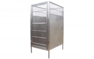 Raised Dog Kennel Rod Door