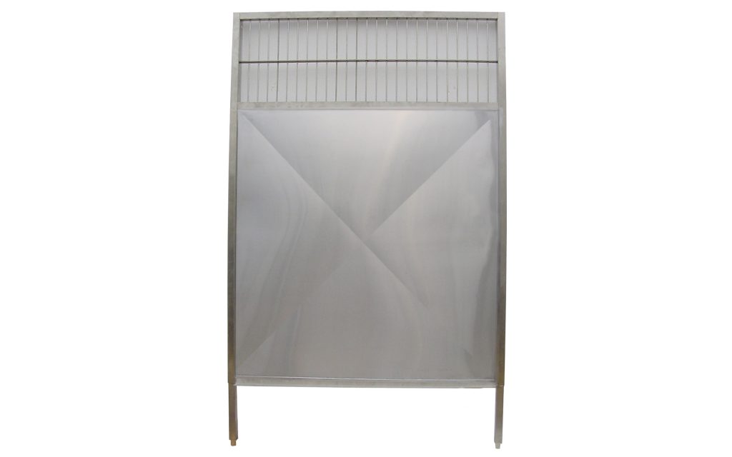 Stainless Steel Raised Dog Kennel Side Panel Direct Animal