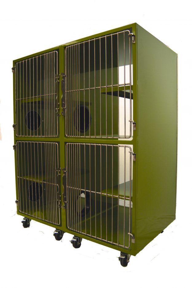 Double Stack Powder Coated Cat Condo - Image 3