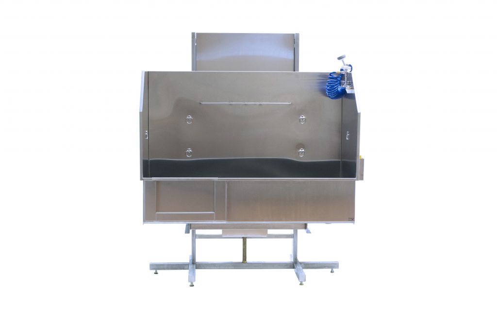 Electric lift hotsell grooming tub