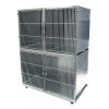 No more sagging doors – ever! TriStar Vet stainless steel veterinary cages are the strongest cages available