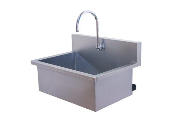 Direct Animal photo: All veterinary scrub sinks are not the same! Our American-made all stainless steel sink includes extras you won't find anywhere else.