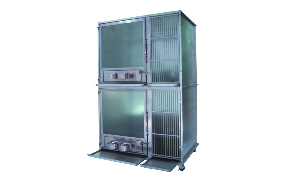 Professional Double Stack Dog Kennel Direct Animal