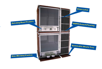 Direct Animal image: Our double-stack dog kennels feature 7 Safety Extras.